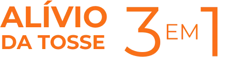 Alívio da tosse 3 em 1.